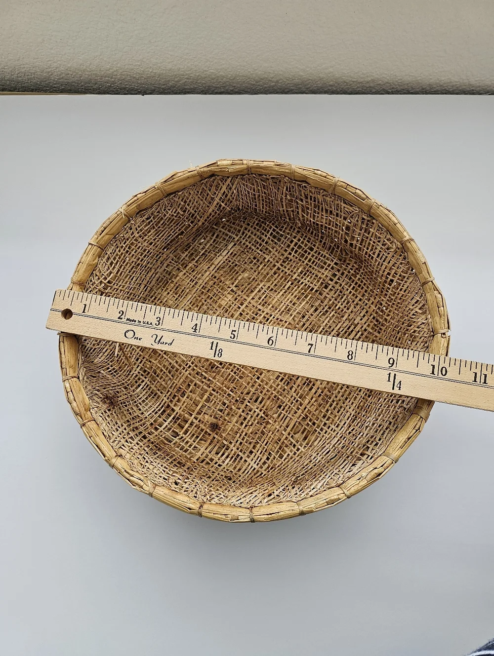 Artisanal Handwoven Seagrass Decorative Bowl